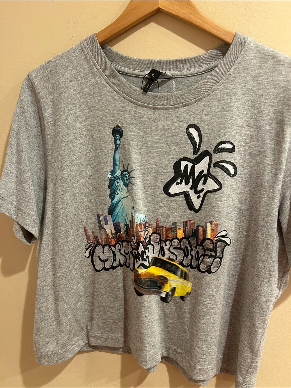 Marc Jacob NY Grey T Shirt Sz XL